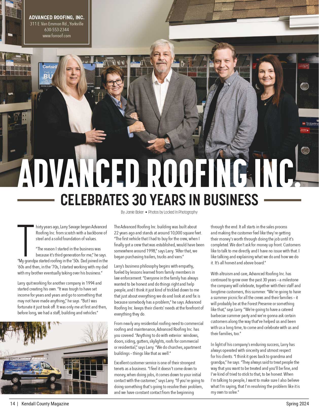 Advanced Roofing Inc - Articles Cover